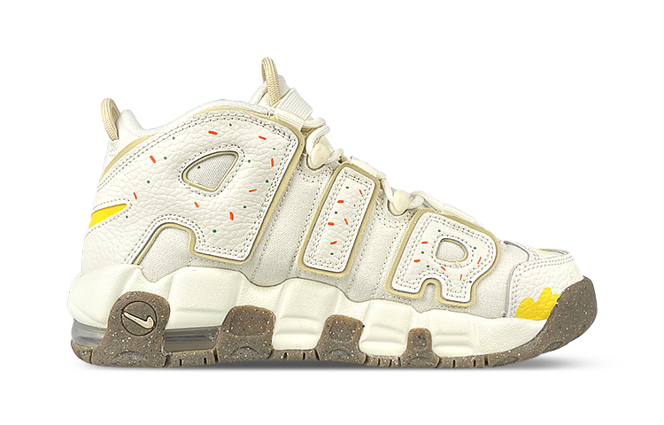 Lookbook [定制鞋] 耐克Air More Uptempo '芝士奶茶逃逸日记' DX1939-100-485255
