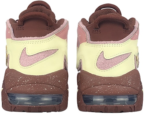 【訂製球鞋】Nike Air More Uptempo 巧克力蛋糕 美式復古 逃生日記 中筒 復古籃球鞋 男女款 粉棕色 Details for 【訂製球鞋】Nike Air More Uptempo 巧克力蛋糕 美式復古 逃生日記 中筒 復古籃球鞋 男女款 粉棕色
