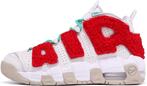 【客製化球鞋】Nike Air More Uptempo 聖誕主題 毛絨 縫製 中筒 復古籃球鞋 GS 白紅 Buy 【客製化球鞋】Nike Air More Uptempo 聖誕主題 毛絨 縫製 中筒 復古籃球鞋 GS 白紅