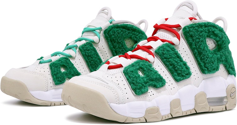 나이키 에어 모어 업템포 "크리스마스 화이트-그린" (커스텀) DM1023-001(TeamTen-女款圣诞绿S-BOX) Lookbook 나이키 에어 모어 업템포 "크리스마스 화이트-그린" (커스텀) DM1023-001(TeamTen-女款圣诞绿S-BOX)