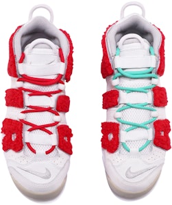 【客製化球鞋】Nike Air More Uptempo 聖誕主題 毛絨 縫製 中筒 復古籃球鞋 GS 白紅 Shop 【客製化球鞋】Nike Air More Uptempo 聖誕主題 毛絨 縫製 中筒 復古籃球鞋 GS 白紅