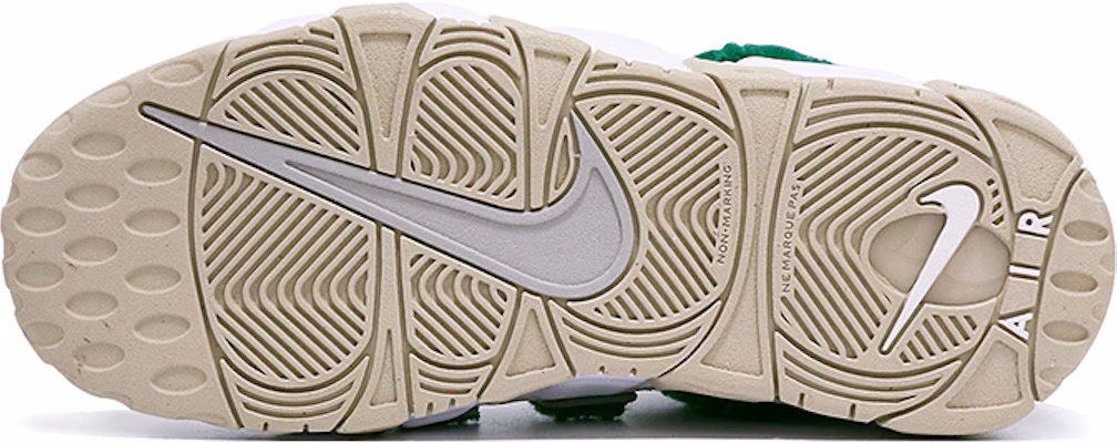 나이키 에어 모어 업템포 "크리스마스 화이트-그린" (커스텀) DM1023-001(TeamTen-女款圣诞绿S-BOX) Details for 나이키 에어 모어 업템포 "크리스마스 화이트-그린" (커스텀) DM1023-001(TeamTen-女款圣诞绿S-BOX)