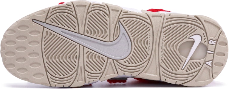 【客製化球鞋】Nike Air More Uptempo 聖誕主題 毛絨 縫製 中筒 復古籃球鞋 GS 白紅 Details for 【客製化球鞋】Nike Air More Uptempo 聖誕主題 毛絨 縫製 中筒 復古籃球鞋 GS 白紅