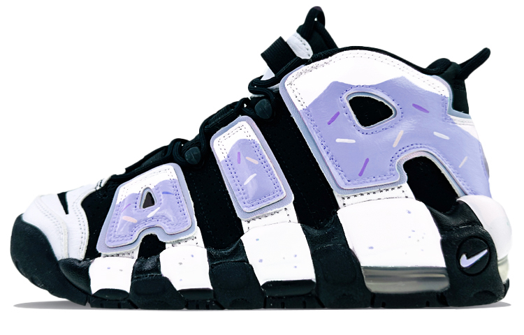 [Custom Shoes] Nike Air More Uptempo 'Court Sprite Donut Macaron Purple'