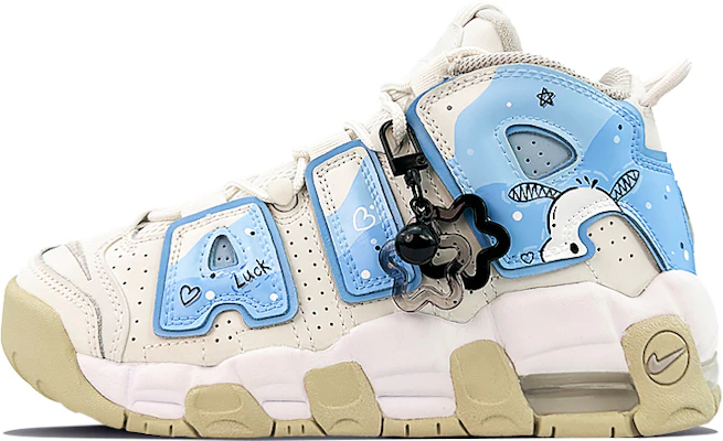 【カスタムシューズ】ナイキ エア モア アップテンポ 'コートサイド エルフ 白青' DM1023-001-444437 Buy 【カスタムシューズ】ナイキ エア モア アップテンポ 'コートサイド エルフ 白青' DM1023-001-444437