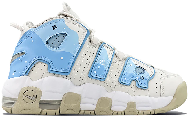 【カスタムシューズ】ナイキ エア モア アップテンポ 'コートサイド エルフ 白青' DM1023-001-444437 Order 【カスタムシューズ】ナイキ エア モア アップテンポ 'コートサイド エルフ 白青' DM1023-001-444437