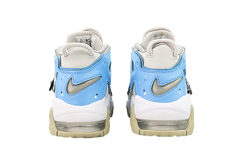 Shop 【カスタムシューズ】ナイキ エア モア アップテンポ 'コートサイド エルフ 白青' DM1023-001-444437