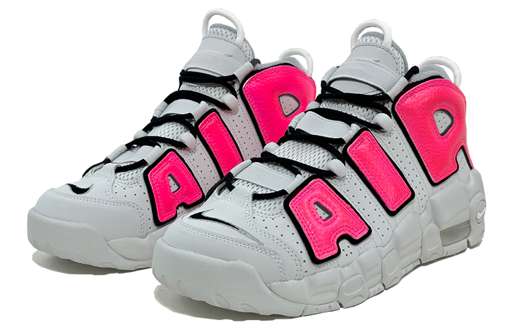 Lookbook 【カスタムシューズ】ナイキ エア モア アップテンポ「ドーパミン レッド ブラック グレー」 FD0022-001(Team21-多巴胺S-BOXQD)