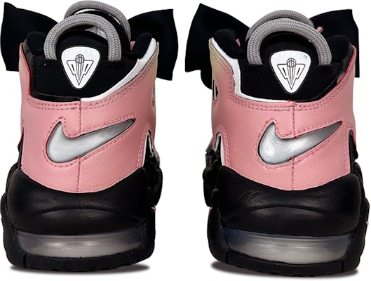 【訂製球鞋】Nike Air More Uptempo 逃跑芭比 少女甜美 舒適百搭 潮流 減震 中筒 復古籃球鞋 GS 黑粉 Purchase 【訂製球鞋】Nike Air More Uptempo 逃跑芭比 少女甜美 舒適百搭 潮流 減震 中筒 復古籃球鞋 GS 黑粉