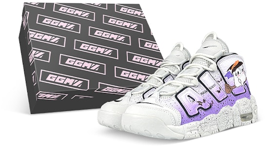 ナイキ エアモアアップテンポ "幻走箒幽霊" (カスタム) FB3021-001-469099 Buy ナイキ エアモアアップテンポ "幻走箒幽霊" (カスタム) FB3021-001-469099