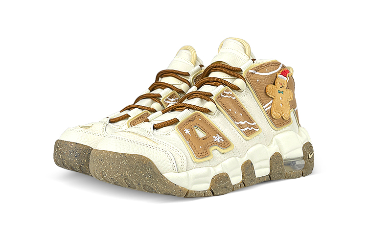 Shop [定制鞋款] 耐克 Air More Uptempo '姜饼逃亡日记' DX1939-100-485260