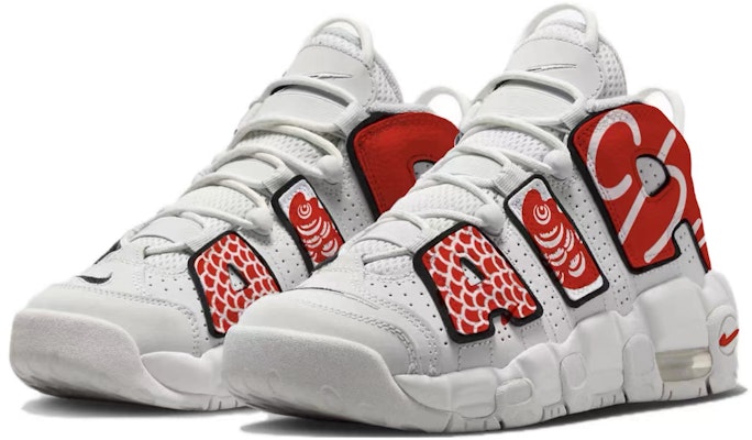 【客製球鞋】Nike Air More Uptempo 皮朋 錦鯉登岸 新年 好運 中筒 復古籃球鞋 男款 白紅 Shop 【客製球鞋】Nike Air More Uptempo 皮朋 錦鯉登岸 新年 好運 中筒 復古籃球鞋 男款 白紅