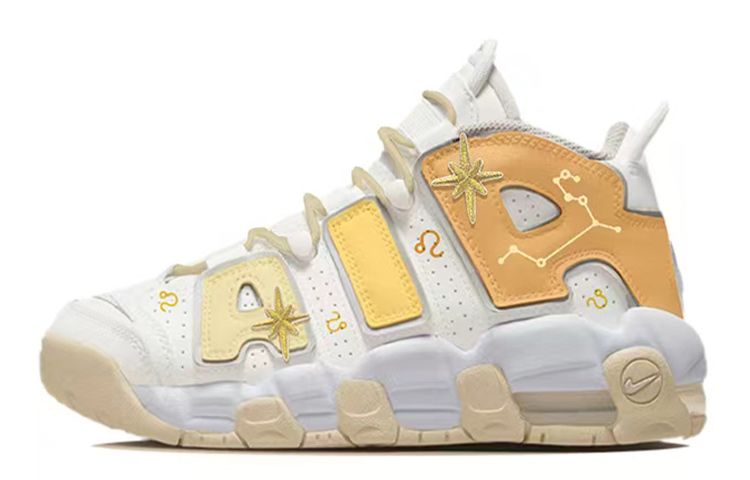 Buy [定制鞋] 耐克 Air More Uptempo ‘金黄渐变白’ DM1023-001(TeamS-星座黄QD)