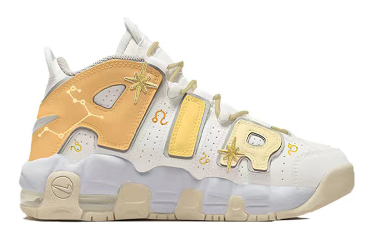 Order [定制鞋] 耐克 Air More Uptempo ‘金黄渐变白’ DM1023-001(TeamS-星座黄QD)