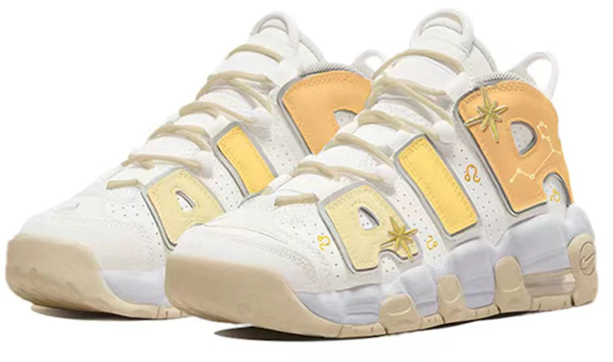 나이키 에어 모어 업템포 '레오 그라디언트 옐로우 화이트' (커스텀) DM1023-001(TeamS-星座黄QD) Lookbook 나이키 에어 모어 업템포 '레오 그라디언트 옐로우 화이트' (커스텀) DM1023-001(TeamS-星座黄QD)