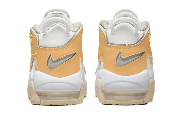 Shop [定制鞋] 耐克 Air More Uptempo ‘金黄渐变白’ DM1023-001(TeamS-星座黄QD)
