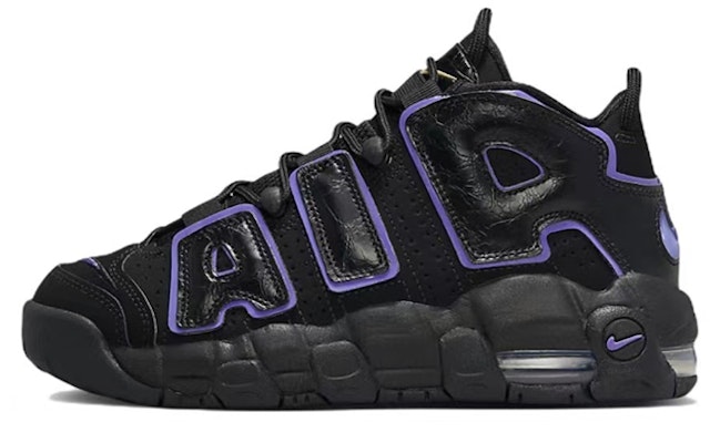 【客製化球鞋】 Nike Air More Uptempo 球場精靈 豹紋 中筒 復古籃球鞋 GS 黑粉 Sizing 【客製化球鞋】 Nike Air More Uptempo 球場精靈 豹紋 中筒 復古籃球鞋 GS 黑粉