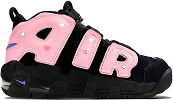 ナイキ エアモアアップテンポ カスタム「メロディ ブラックピンク」 DX5954-001(Team40-GS美乐蒂黑粉) Order ナイキ エアモアアップテンポ カスタム「メロディ ブラックピンク」 DX5954-001(Team40-GS美乐蒂黑粉)