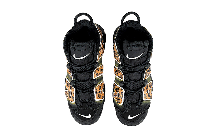 Shop 나이키 에어 모어 업템포 '머니 레오파드 스플래터' 415082-002(Team叁-女皮黄豹SBOX)