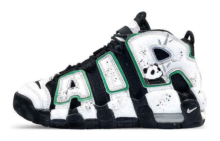 Order [Sepatu Custom] Nike Air More Uptempo 'Panda Bambu' DV0819-001(Team叁-男皮熊猫望竹)