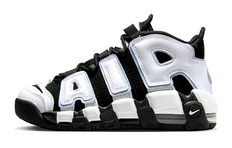 Cheap [Sepatu Custom] Nike Air More Uptempo 'Panda Bambu' DV0819-001(Team叁-男皮熊猫望竹)