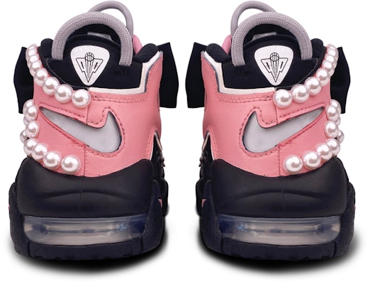 【客製化球鞋】 Nike Air More Uptempo 珍珠芭比 少女風 百搭 可愛 減震 高筒 復古籃球鞋 GS 黑粉色 Purchase 【客製化球鞋】 Nike Air More Uptempo 珍珠芭比 少女風 百搭 可愛 減震 高筒 復古籃球鞋 GS 黑粉色