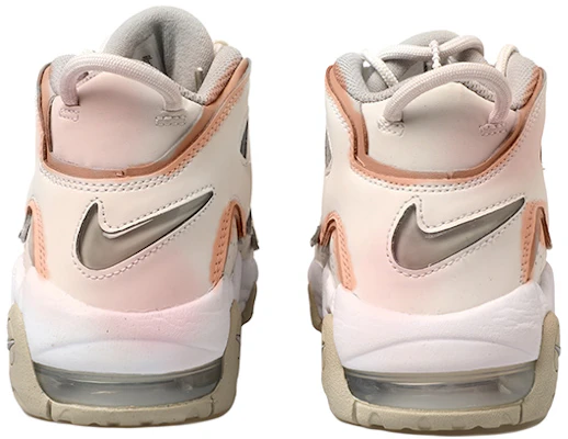 【定製球鞋】Nike Air More Uptempo 皮蓬 暈染 漸變 小花 草莓 小貓 滴露 高幫 復古籃球鞋 GS 粉白 Shop 【定製球鞋】Nike Air More Uptempo 皮蓬 暈染 漸變 小花 草莓 小貓 滴露 高幫 復古籃球鞋 GS 粉白