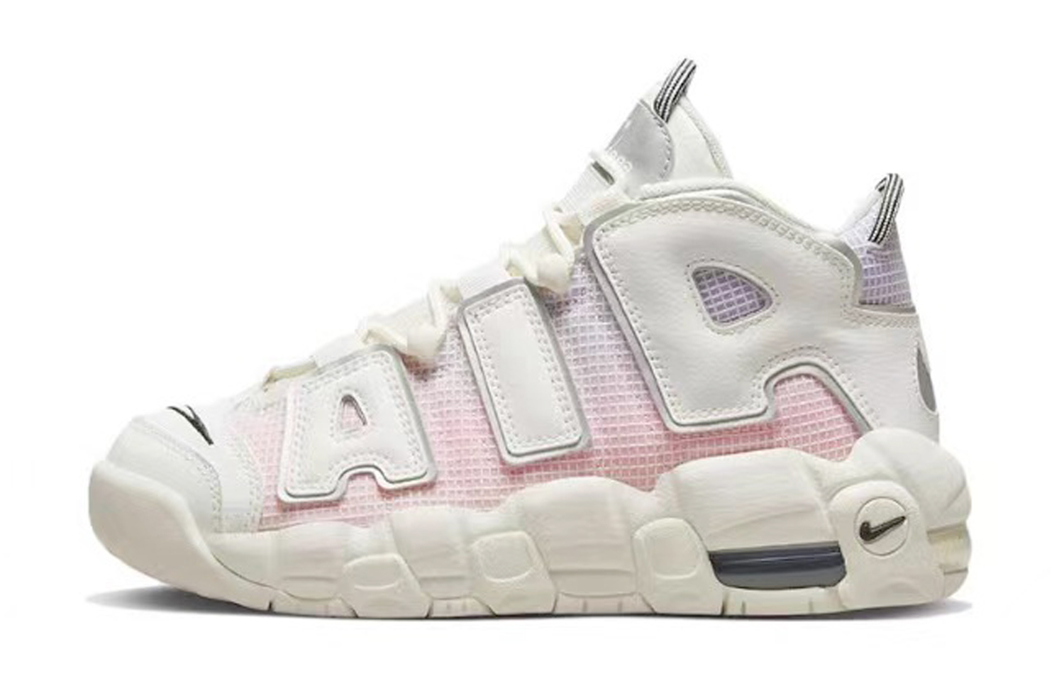 Sizing [Zapatillas Personalizadas] Nike Air More Uptempo 'Fresa Rosa' DQ0514-100(TeamE-女款粉色草莓粉白蓝)