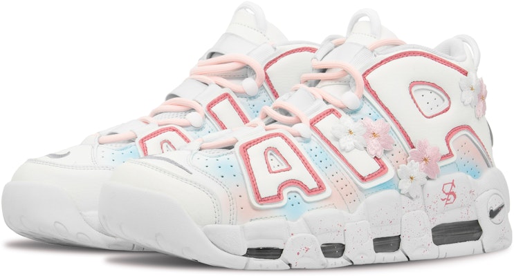 【定制鞋款】耐克 Air More Uptempo '樱花涂鸦' DH8011-100(Team7-男款樱花) Lookbook 【定制鞋款】耐克 Air More Uptempo '樱花涂鸦' DH8011-100(Team7-男款樱花)