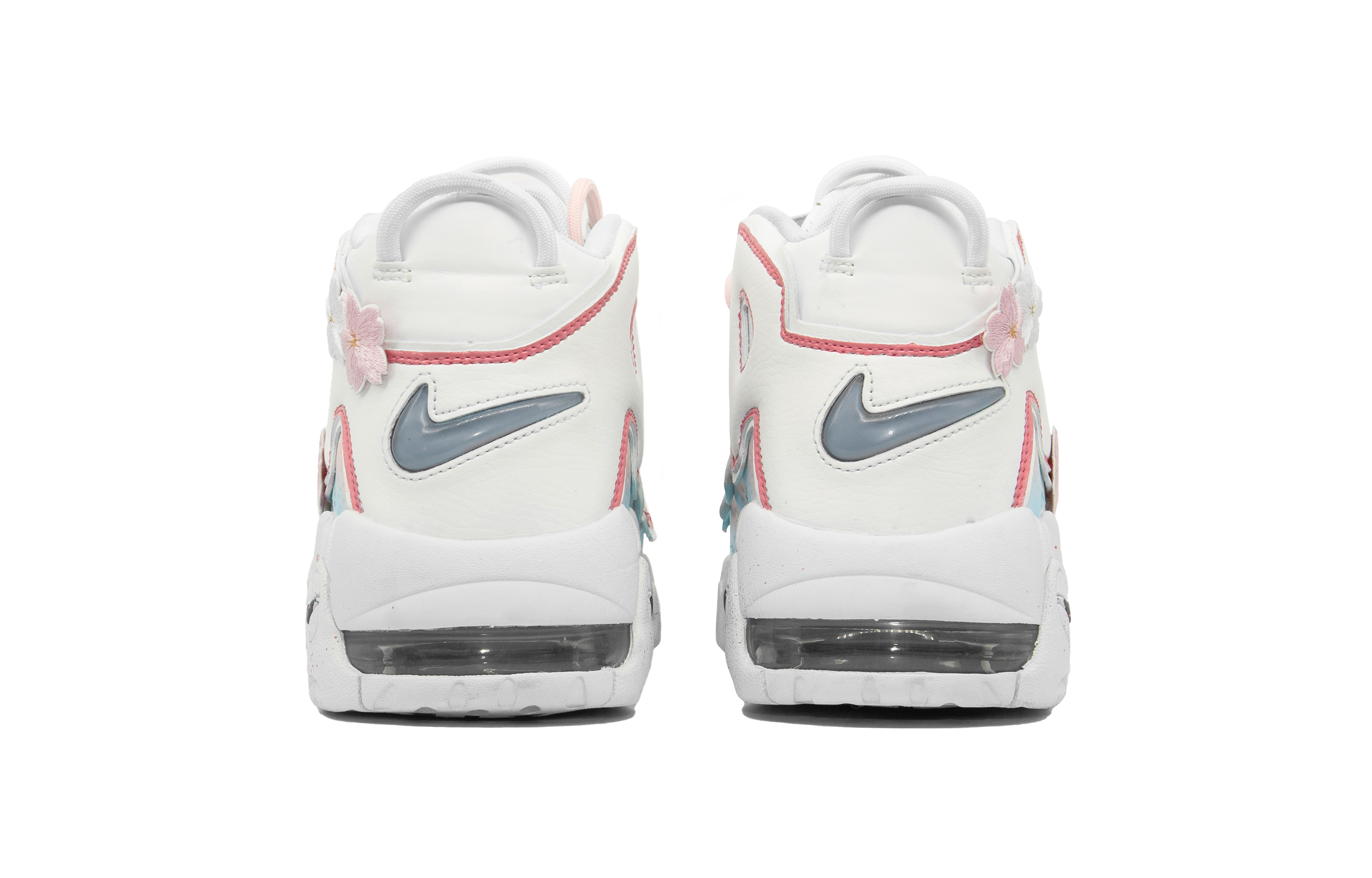 Shop [Kasur Kasut] Nike Air More Uptempo 'Sakura Graffiti' DH8011-100(Team7-男款樱花)