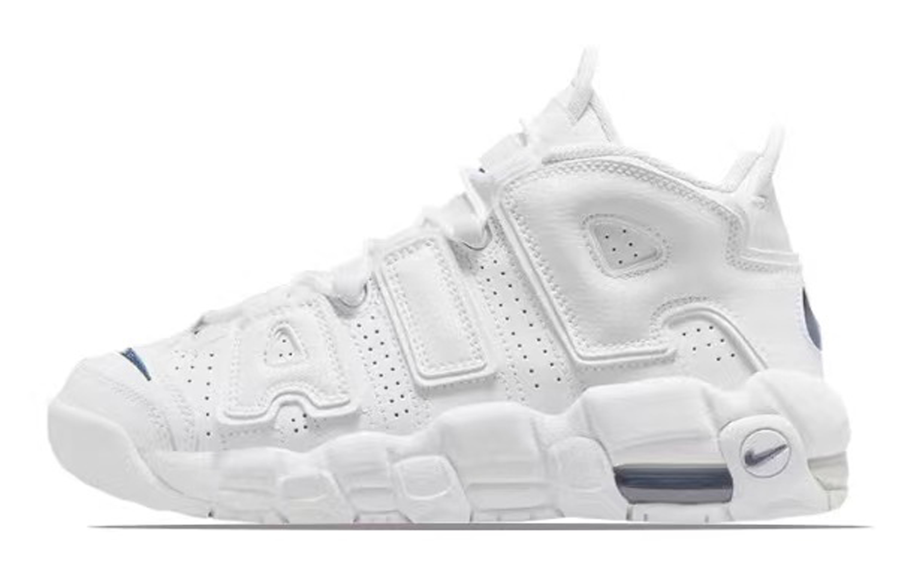 Sizing 나이키 에어 모어 업템포 '사쿠라 그래피티' (커스텀) DH9719-100(Team7-女款樱花)