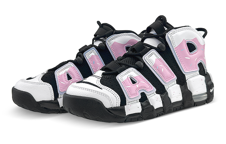 Lookbook Zapatillas Nike Air More Uptempo 'Sweet Donut Pack Negro Rosa' DQ6200-001(Team40-GS甜甜圈粉S-BOX)