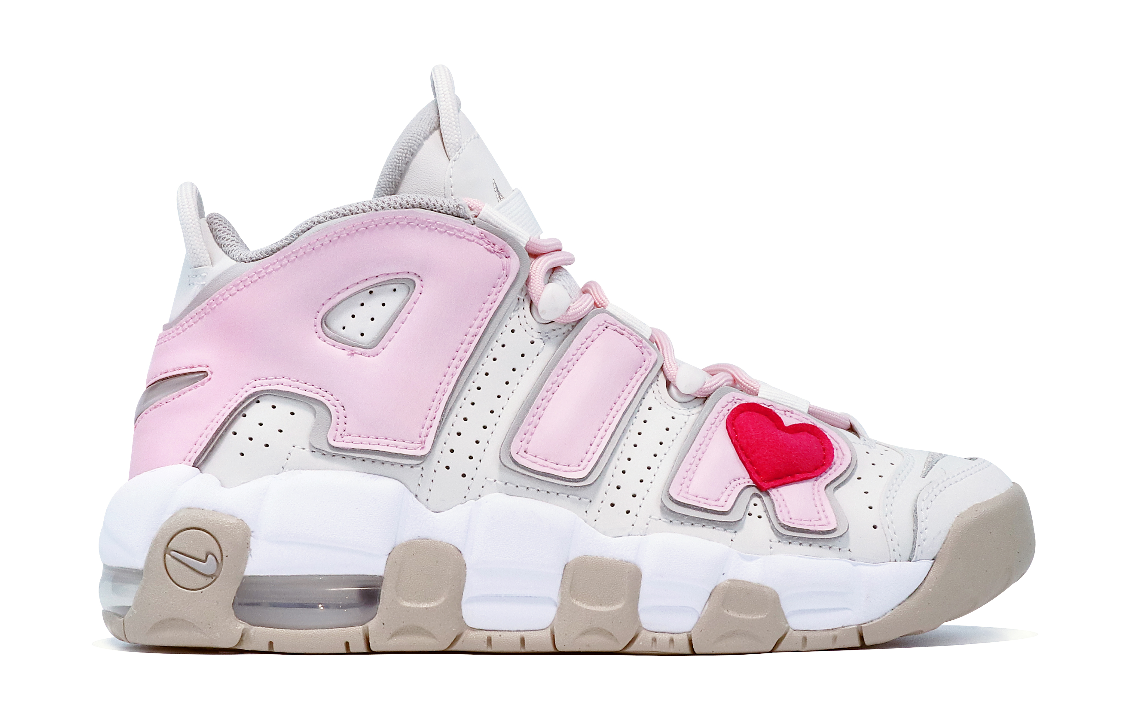 Lookbook ナイキ エアモアアップテンポ "バレンタイン" (白/ピンク) DM1023-001(TeamTen-女款爱心S-BOX)