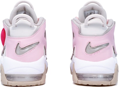 【定製球鞋】 Nike Air More Uptempo 皮朋 情人節 立體愛心 大AIR 高帮 復古籃球鞋 GS 白粉 Details for 【定製球鞋】 Nike Air More Uptempo 皮朋 情人節 立體愛心 大AIR 高帮 復古籃球鞋 GS 白粉