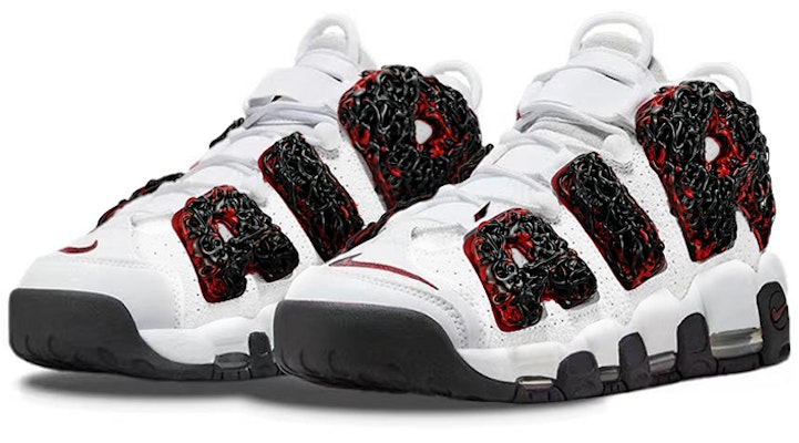 나이키 에어 모어 업템포 '빈티지 불스 2.0' (커스텀) FB1380-100(TeamY-男款毒液2.0黑红) Lookbook 나이키 에어 모어 업템포 '빈티지 불스 2.0' (커스텀) FB1380-100(TeamY-男款毒液2.0黑红)