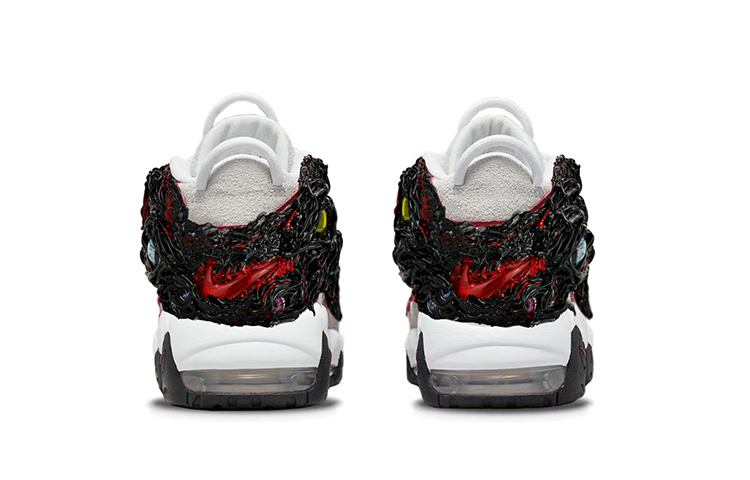 Shop 【定制鞋款】耐克Air More Uptempo“复古公牛” FB1380-100(TeamY-男款愤怒的克苏鲁黑红)