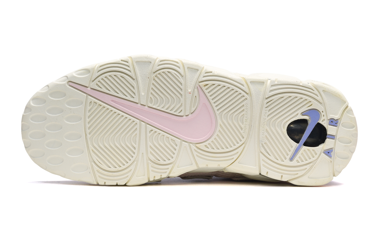 Purchase [Kasut Custom] Nike Air More Uptempo 'Putih Biru Kelabu' DQ0514-100(TeamE-女款白蓝小花白蓝灰)