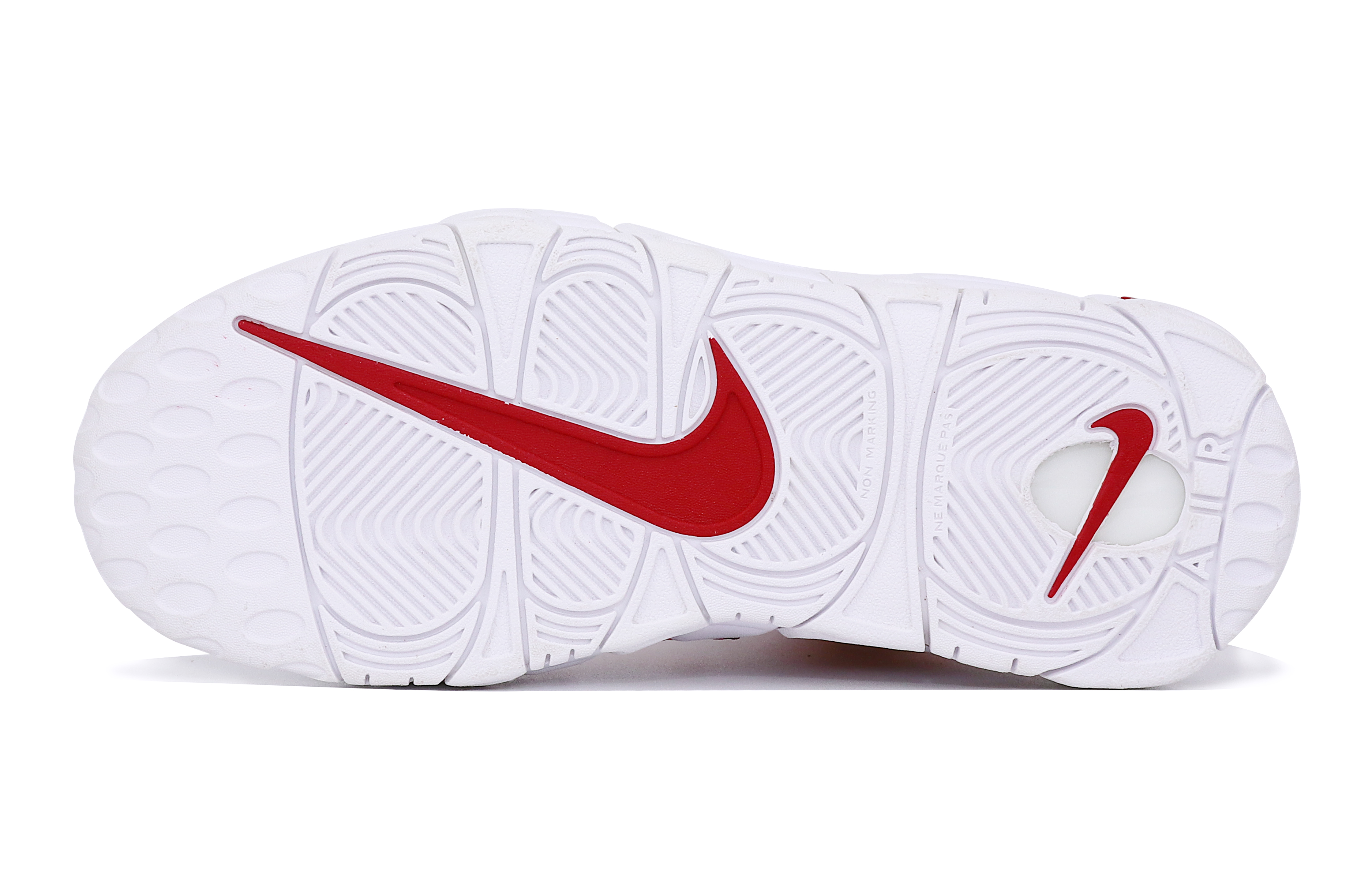 Details for 【定制球鞋】【預售】Nike Air More Uptempo "白色經典紅邊" (GS) 520
