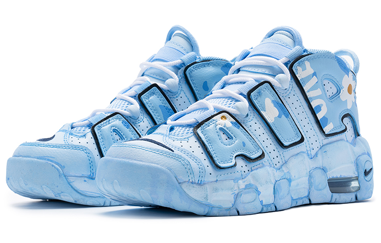Lookbook [定制鞋款] 耐克 Air More Uptempo '野鹤复古女孩' DH9719-100(TeamB-女款复古女孩蓝色)