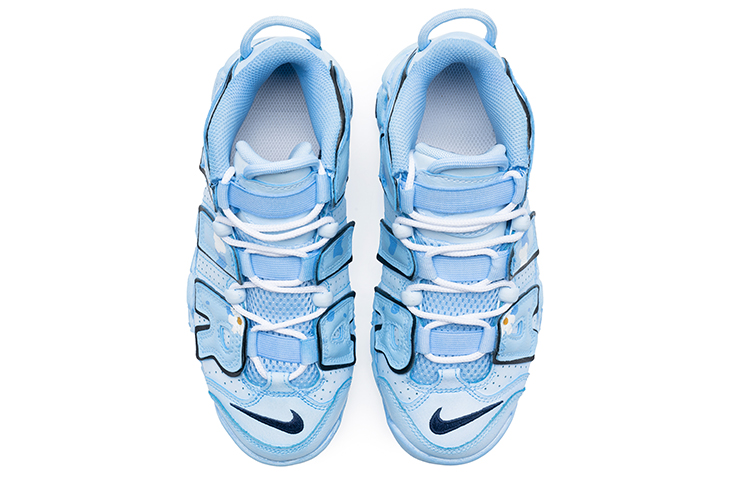 Shop [定制鞋款] 耐克 Air More Uptempo '野鹤复古女孩' DH9719-100(TeamB-女款复古女孩蓝色)