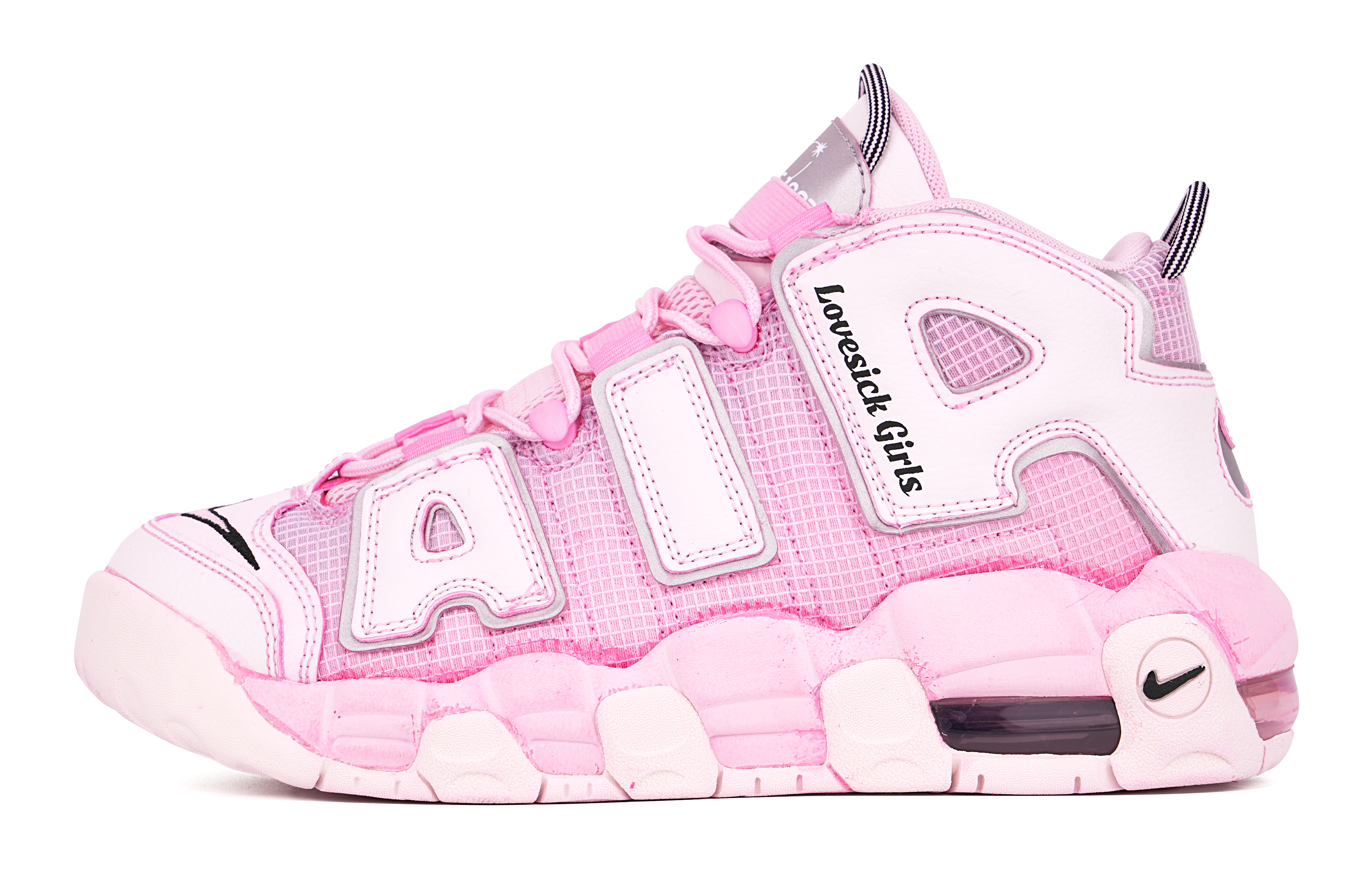 [Custom Shoes] Nike Air More Uptempo 'Y2K Summer Pink-Purple Gradient'