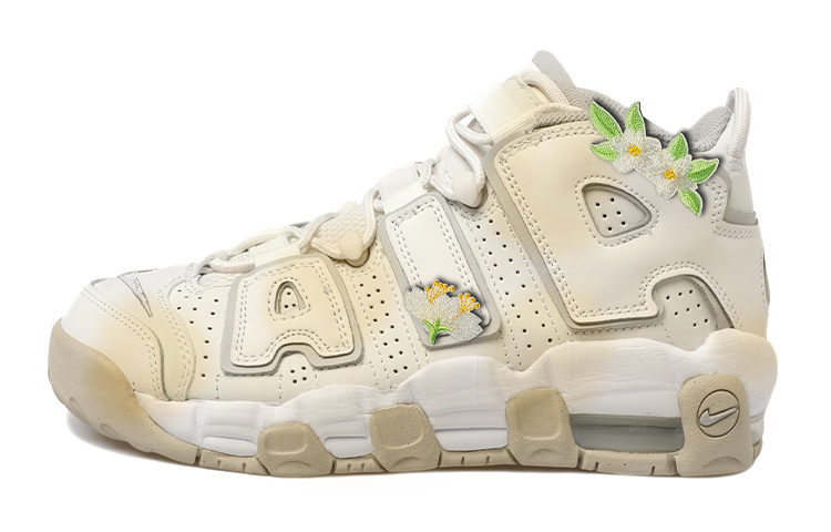 Buy 나이키 에어 모어 업템포 '옐로우 화이트 그라디언트' (커스텀) DM1023-001(Team拾玖-渐变黄小花S-BOX)