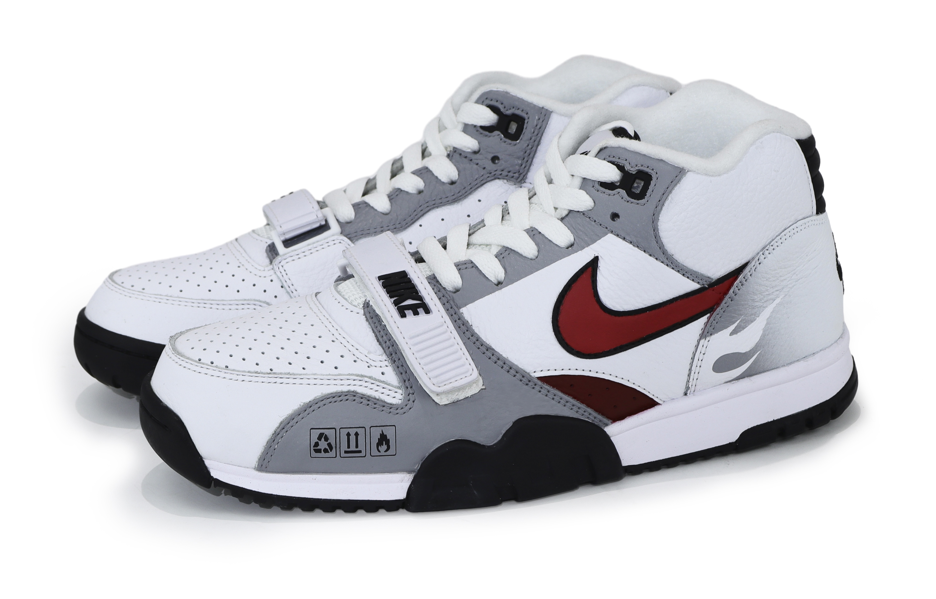 Shop [定制鞋] 耐克Air Trainer 1 ‘智能水果天使’ FB8066-100(Team129-炽天使)