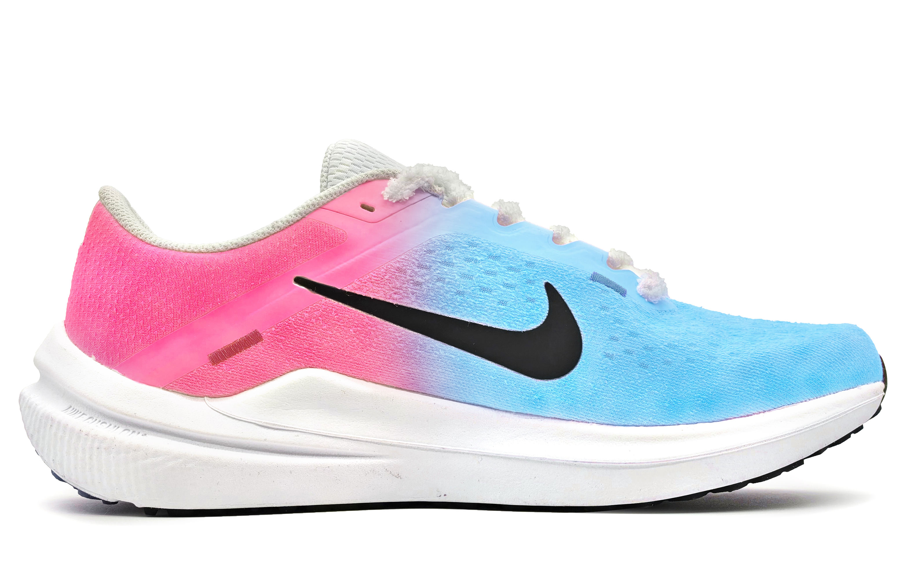 Lookbook [Kasut Custom] Nike Air Winflo 10 'Pantai Perayaan Biru-Pink Kecerunan' DV4022-100(Team142-沙滩派对蓝粉SBOX)