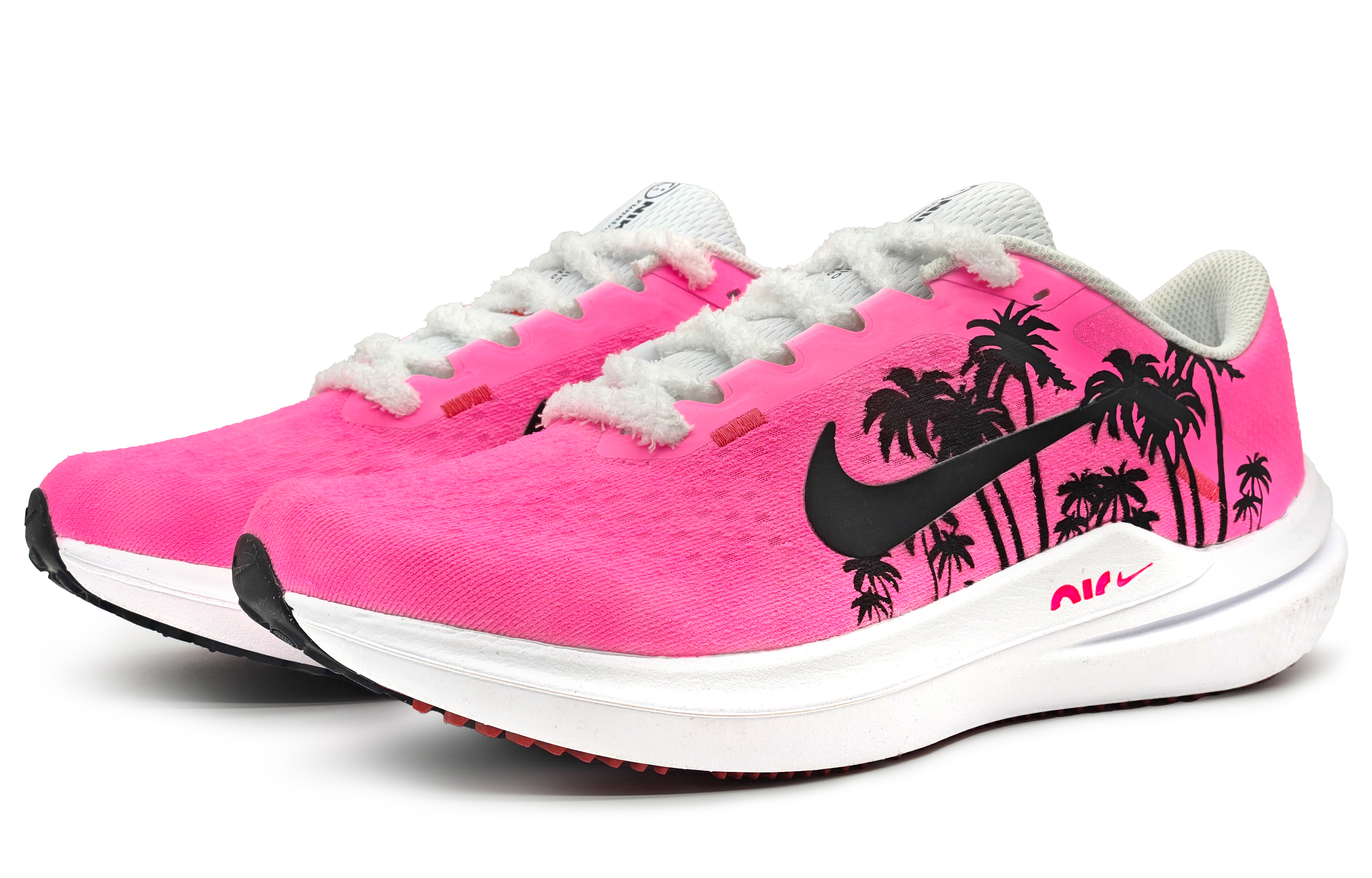 Shop [Kasut Custom] Nike Air Winflo 10 'Pesta Pantai Merah Jambu Fluorescent' DV4022-100(Team142-沙滩派对荧光粉)