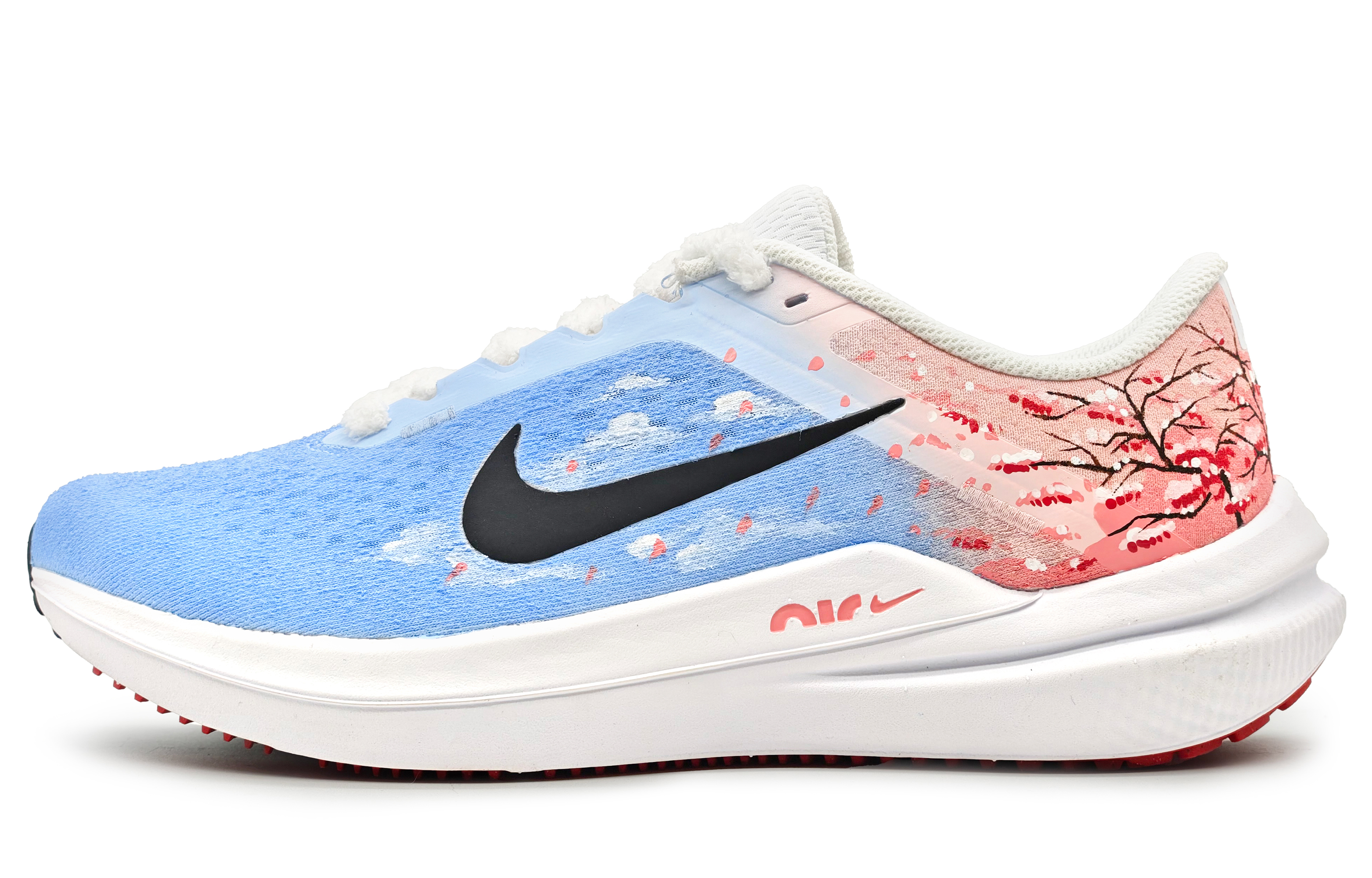 Order [Kasut Custom] Nike Air Winflo 10 'Cherry Blossom Biru-Pink' DV4022-100(Team16-樱花纷飞蓝粉SBOX)