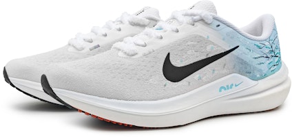【訂製球鞋】 Nike Air Winflo 10 壹心打造 櫻花紛飛 減震防滑 環保 專屬鞋盒 低筒跑步鞋 男款 藍白 Shop 【訂製球鞋】 Nike Air Winflo 10 壹心打造 櫻花紛飛 減震防滑 環保 專屬鞋盒 低筒跑步鞋 男款 藍白