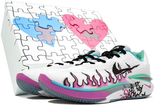 【客製化球鞋】Nike Air Zoom G.T. Cut 2 萬花弄 酌幽火焰 禮盒 炫酷 潮流 時尚 休閒 塗鴉 百搭 運動 低幫 籃球鞋 男款 白綠粉 Buy 【客製化球鞋】Nike Air Zoom G.T. Cut 2 萬花弄 酌幽火焰 禮盒 炫酷 潮流 時尚 休閒 塗鴉 百搭 運動 低幫 籃球鞋 男款 白綠粉