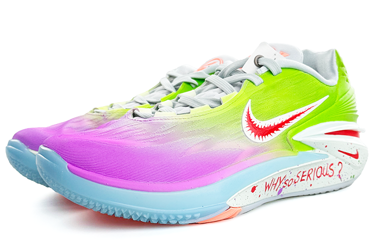 Lookbook [Kasut Custom] Nike Air Zoom G.T. Cut 2 'Joker Ungu-Hijau' DJ6013-402(Team13-小丑紫绿)