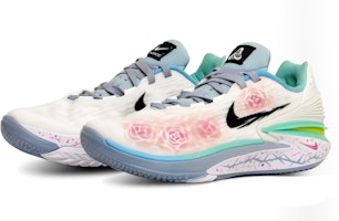 【定制球鞋】Nike Air Zoom G.T. Cut 2 玫瑰荊棘 舒適 送禮 小清新 低幫 籃球鞋 男款 白粉 Lookbook 【定制球鞋】Nike Air Zoom G.T. Cut 2 玫瑰荊棘 舒適 送禮 小清新 低幫 籃球鞋 男款 白粉